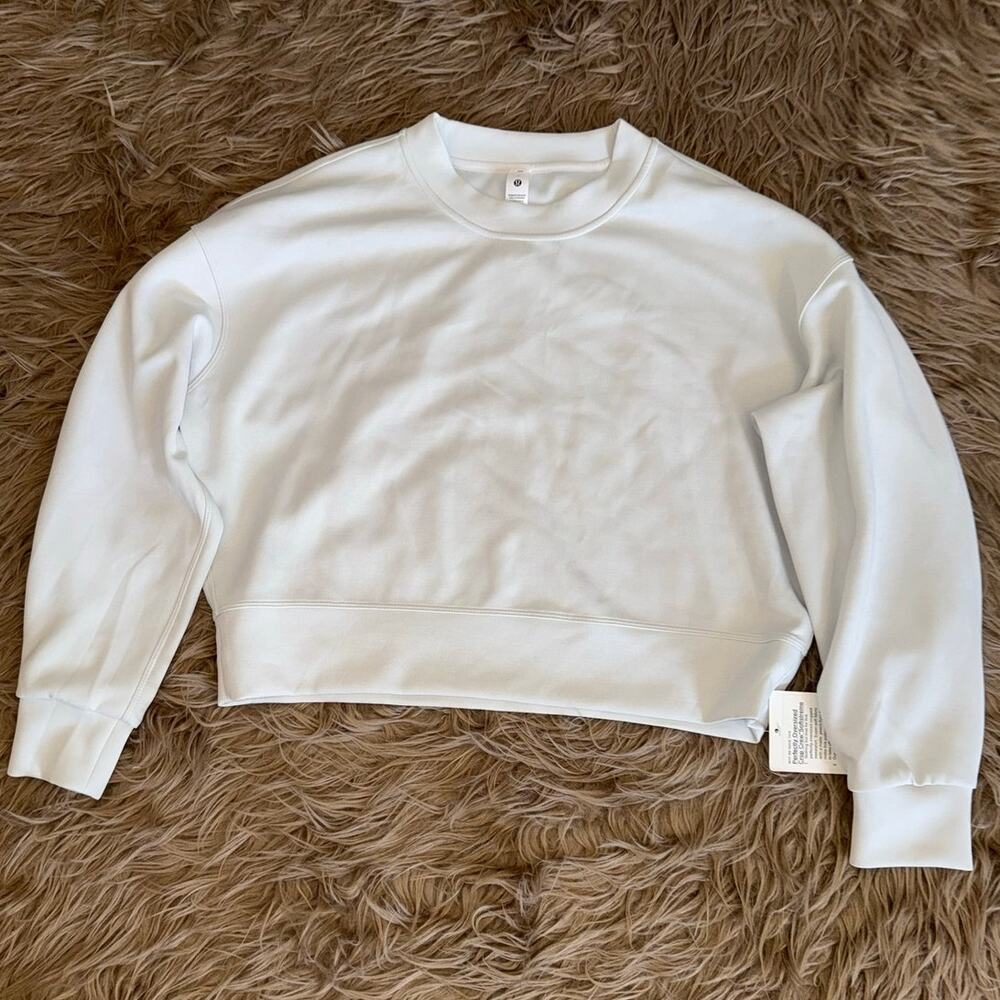 New Lululemon Oversized Crop Crew Softreme Women’s LVPR size 6